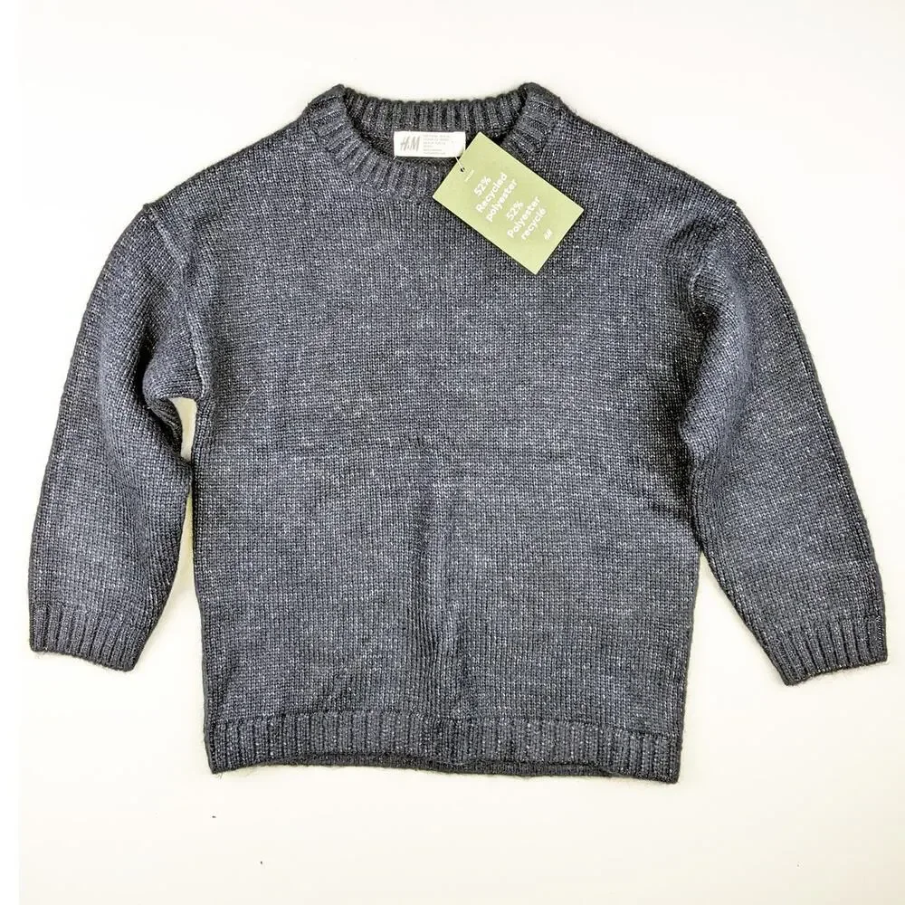 H&M Navy Sweater Unisex Youth 4